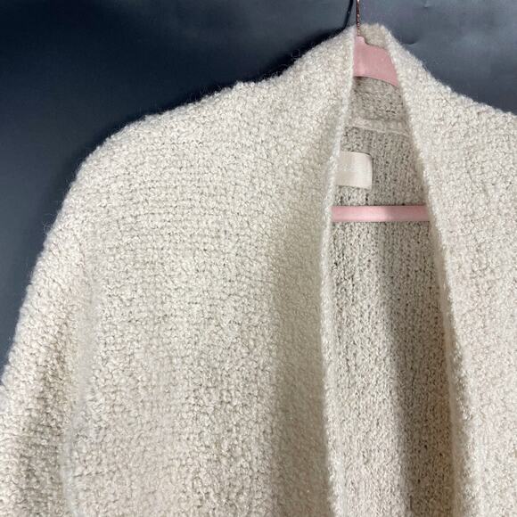 Zadig & Voltaire Celia Ma Cardigan‎ Open Front Sweater Tan Wool Mohair Sz S - Picture 2 of 8